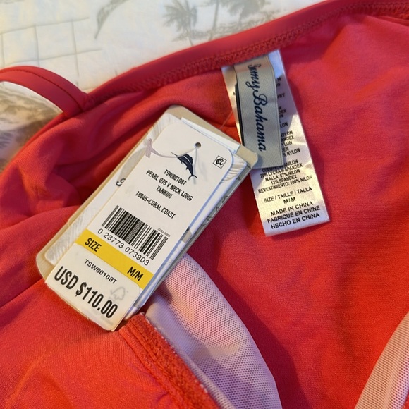 NWT TOMMY BAHAMA Tankini Top - Picture 3 of 8